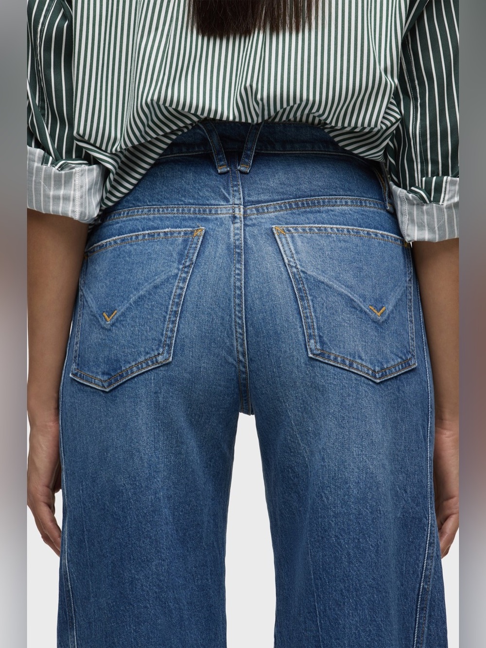 Black Wash Hudson Wide Leg Jeans Size 4 NWT - Picture 12 of 17